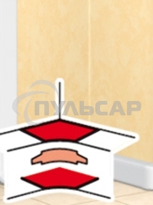 Угол внутренний LEGRAND 010605, переменный от 80° до 100°, для кабель-канала 105х50мм