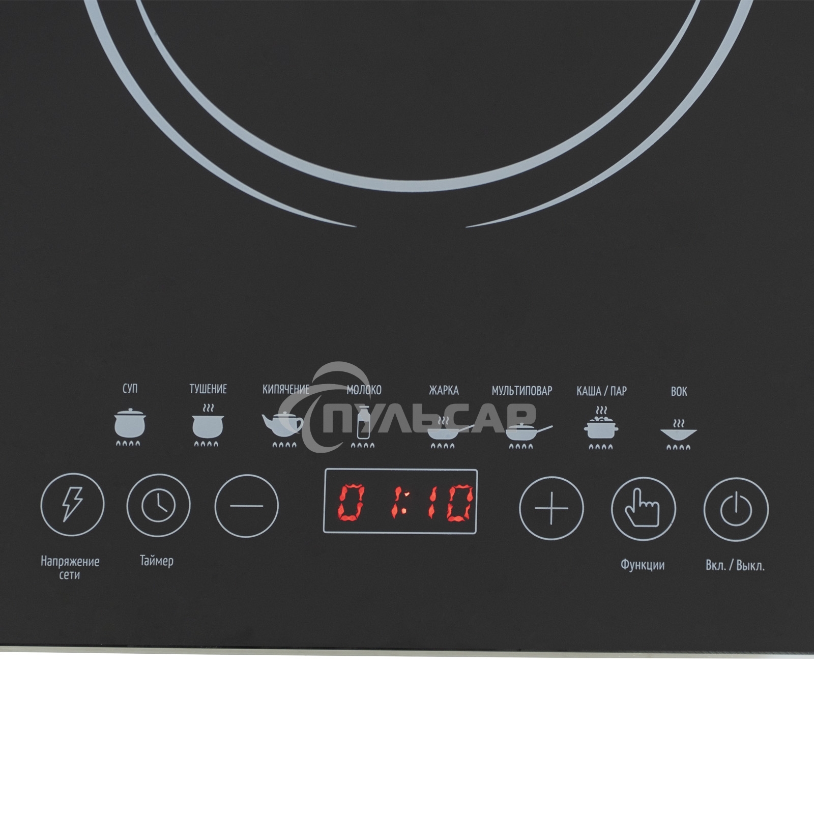 Электрическая плитка Galaxy Line GL3064, черная