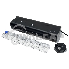 Ламинатор ГЕЛЕОС ЛМ A4 Комбо, А4, 2х150 (пленка 75-150мкм), 300 мм/мин, 2 вала, пласт. корпус, мах толщина 0,6мм, разжим валов, + резак, обрезчик углов и стартовый набор пленок