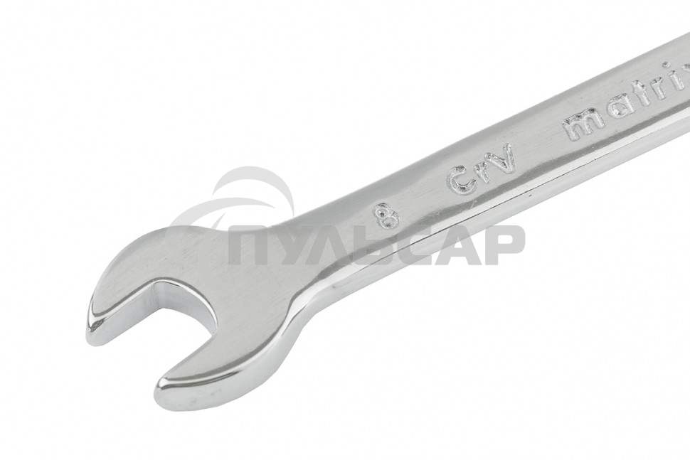 Ключ комбинированный Matrix, 9 мм, CrV, полированный хром