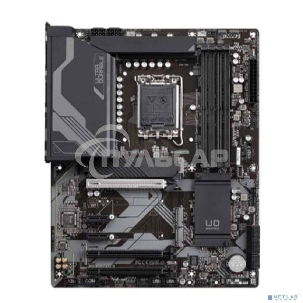 Материнская плата Gigabyte Z790 UD, LGA 1700, Intel Z790, 4xDDR5, 6xSATA, 3xM.2, 1xPCI-E 5.0 x16, 1xPCI-E 4.0 x4, 1xPCI-E 3.0 x1, 1xHDMI, 1xDP, 1x 2.5Gb LAN, 4xUSB-A 2.0, 4xUSB-A 3.2 Gen 1, 1xUSB-A 3.2 Gen 2, 1xUSB-C 3.2 Gen 2x2, 7.1, ATX
