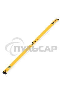 Уровень алюминиевый, магнит., фрезерованный, 3 глазка (1 зеркал.), 0,5 мм/м, 1000 мм  Denzel