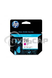 Картридж струйный HP №711 CZ135A пурпурный x3уп. для HP DJ T120/T520