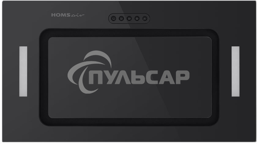 Вытяжка встраиваемая HOMSair Crocus Push 52 черный, 51.8 см, 850 куб. м/ч, 53 дБ