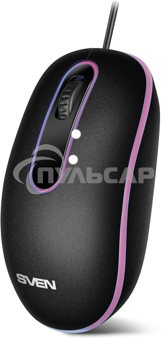 Мышь проводная SVEN RX-90 черный, 1000 dpi, USB, кнопки - 3