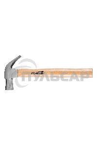 Молоток-гвоздодер SPARTA 104205450г боек 27мм деревянная рукоятка