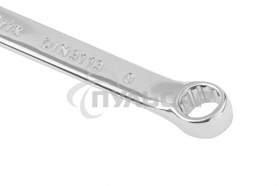 Ключ комбинированный Matrix, 9 мм, CrV, полированный хром