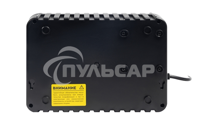 Источник бесперебойного питания SMARTWATT UPS SAFE 1000 черный, 1000/600 ВА/Вт, линейно-интерактивный, напольный, LED индикация, Shuko CEE7/4 - 3 шт.