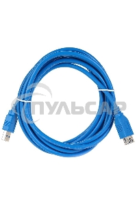 Кабель VCOM VUS7065-3M Кабель удлинительный USB3.0 Am-Af 3 м