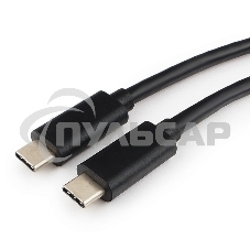 Кабель USB Cablexpert CCP-USB3.1-CMCM-2M, USB3.1 Type-C/USB3.1 Type-C, 2м, пакет