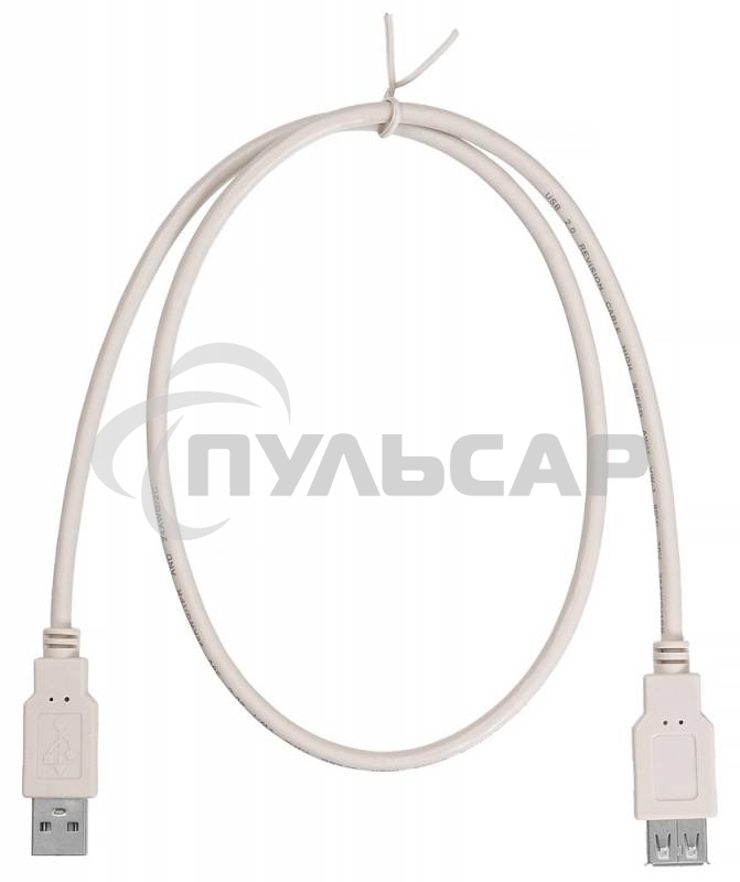 Кабель-удлинитель USB2.0 Buro USB2.0-AM-AF-0,75M USB A (m)/USB A (f) 0.75м