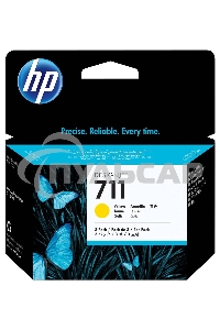 Картридж струйный HP №711 CZ136A желтый x3уп. для HP DJ T120/T520 (29мл)