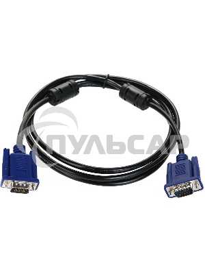Кабель соединительный SVGA (15M/M) 1,8m 2 фильтра TV-COM <QCG120H-1.8M>