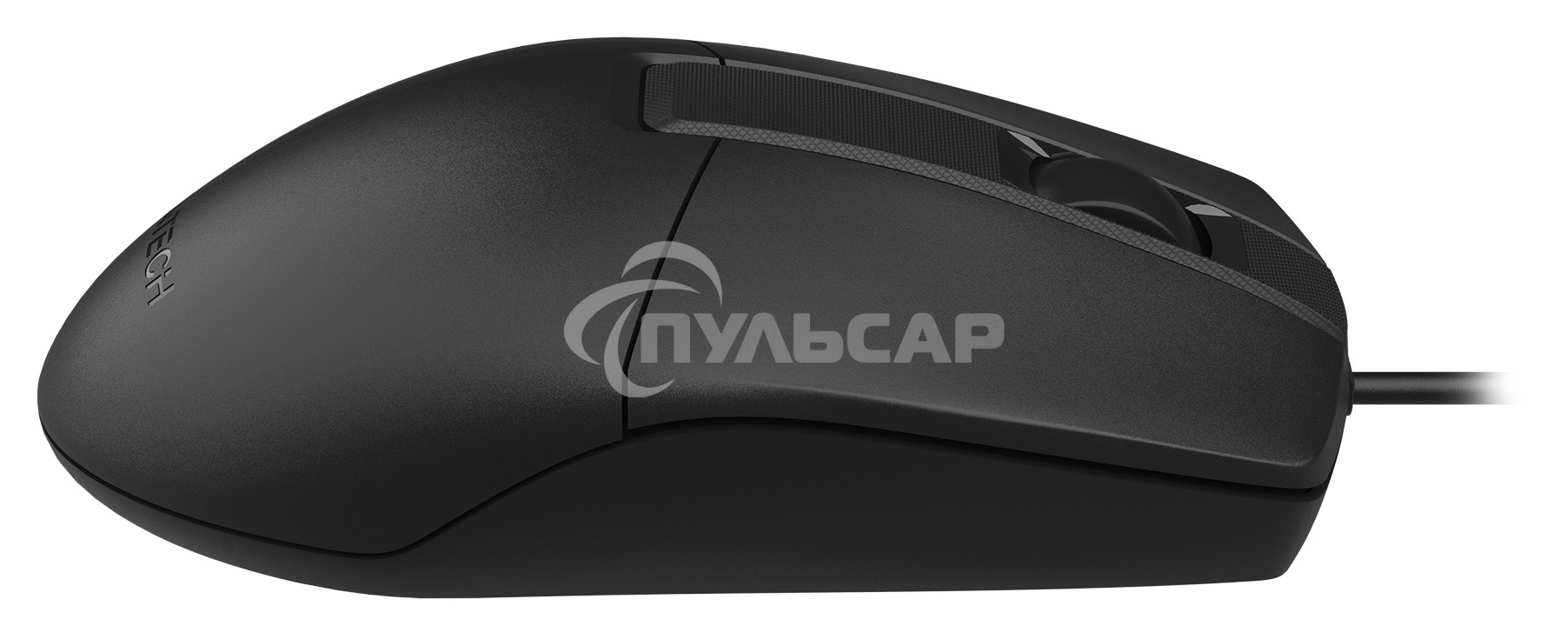 Мышь проводная A4Tech OP-330 черный, 1200 dpi, USB, кнопки - 3