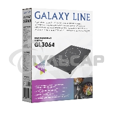 Электрическая плитка Galaxy Line GL3064, черная