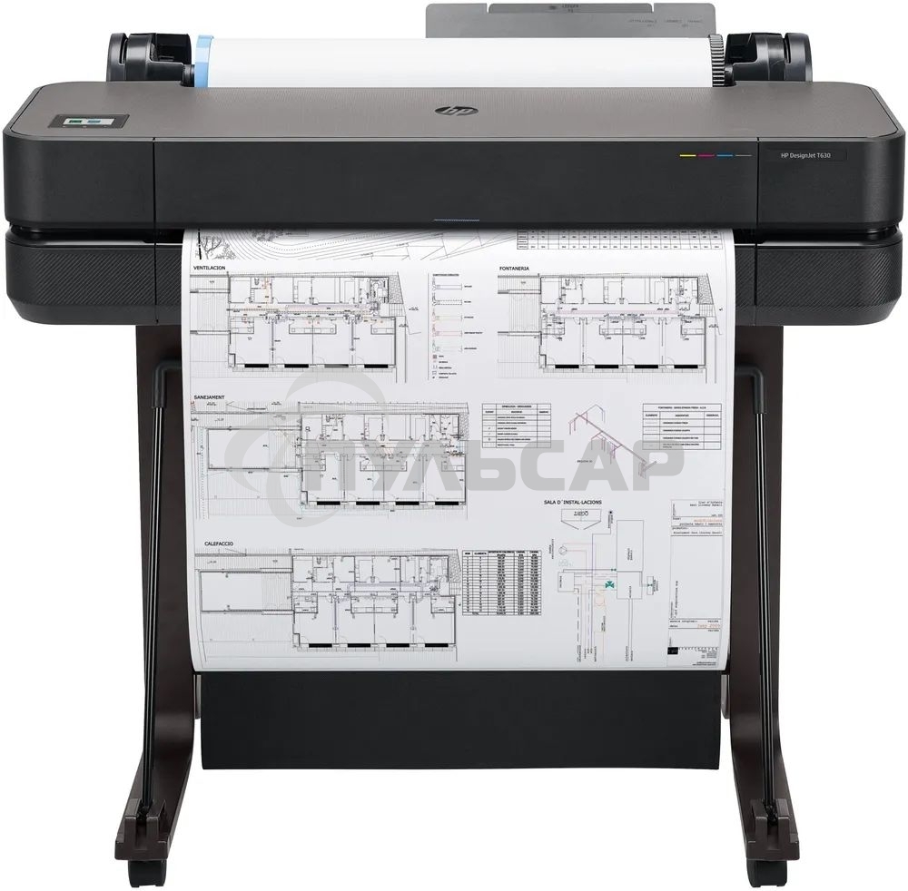 Плоттер струйный HP Designjet T630, A1, цветной, 24
