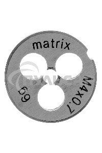 Плашка Matrix М4x0,7 мм, Р6М5
