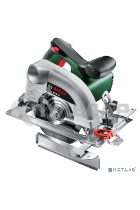 Пилы, Станки Bosch PKS 40 06033C5000 Ручная дисковая пила 850 Вт, глубина пропила под углом 90°: 0-40 мм, глубина пропила под углом 45°: 0-26 мм. Направляющая пластина 120 х 260 мм, масса 2,