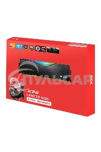 Оперативная память XPG Lancer RGB, DDR5, 64Gb (2x32Gb), 6000MHz, CL30, DIMM, с радиаторами, RGB, черный