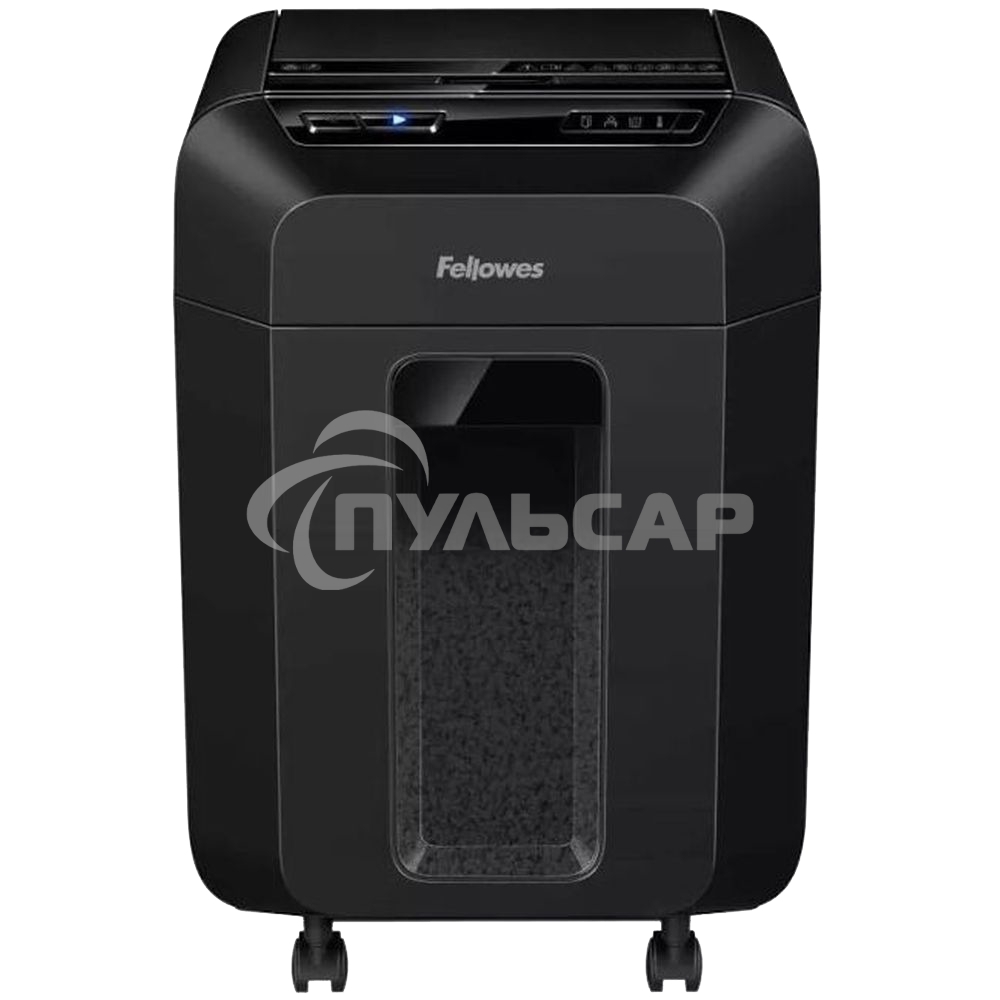 Шредер Fellowes AutoMax 80M FS-46215, минирезка, DIN P-4, 4х12 мм, автоподача 80 лст., 17 лтр., автореверс, уничт.: скобы, скрепки, пл. карты