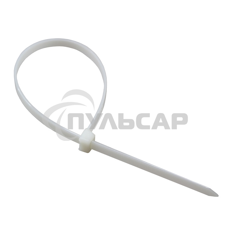 Хомут-стяжка кабельная нейлоновая Rexant 200 x2,5 мм, белая, упаковка 100 шт.