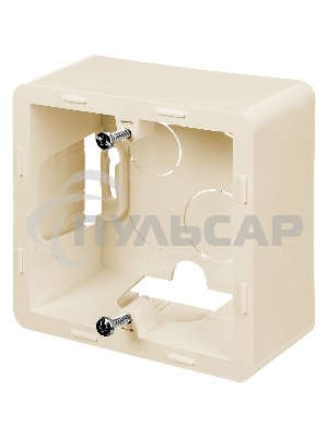 Коробка накладного монтажа 1 пост слоновая кость Inspiria