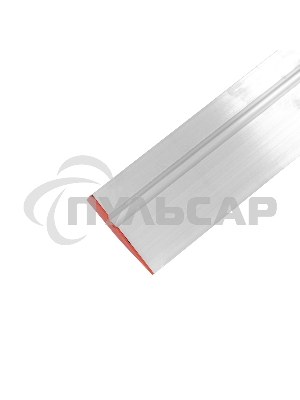 Правило алюминиевое Трапеция, 1 ребро жесткости, 2,5м Rexant