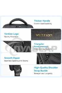 Рюкзак Vention черный (43см х 30см х 14см)
