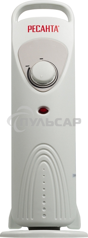 Обогреватель масляный Ресанта ОММ-7Н (7 секций) белый, 700 Вт, 10 м2, термостат 67/3/1