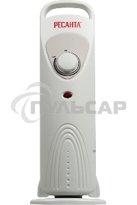 Обогреватель масляный Ресанта ОММ-7Н (7 секций) белый, 700 Вт, 10 м2, термостат 67/3/1