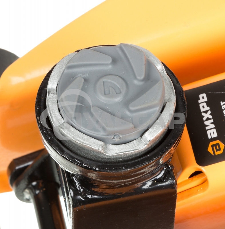 Домкрат ВИХРЬ ДМК-2,5ФК2,5т,140-390мм,сфиксатором,вкейсе, гидравлический подкатной