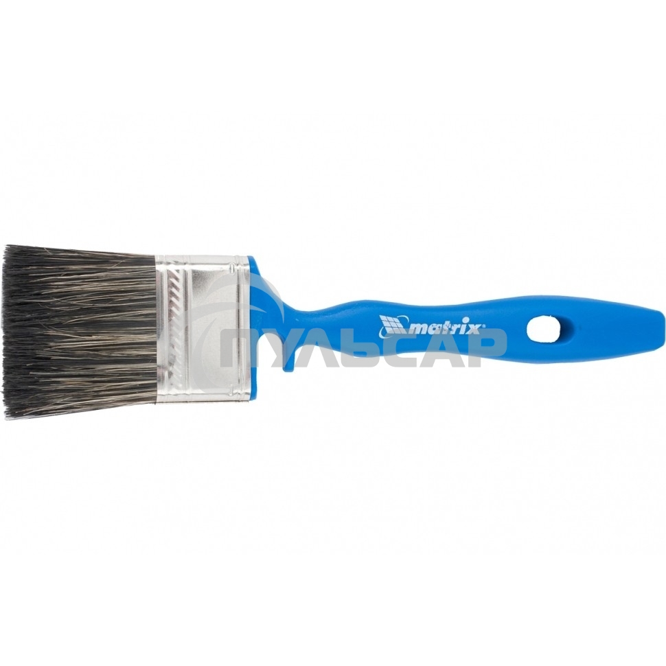Кисть флейцевая Matrix для водных красок, 50х15 мм, смешанная щетина, пластиковая рукоятка 83383