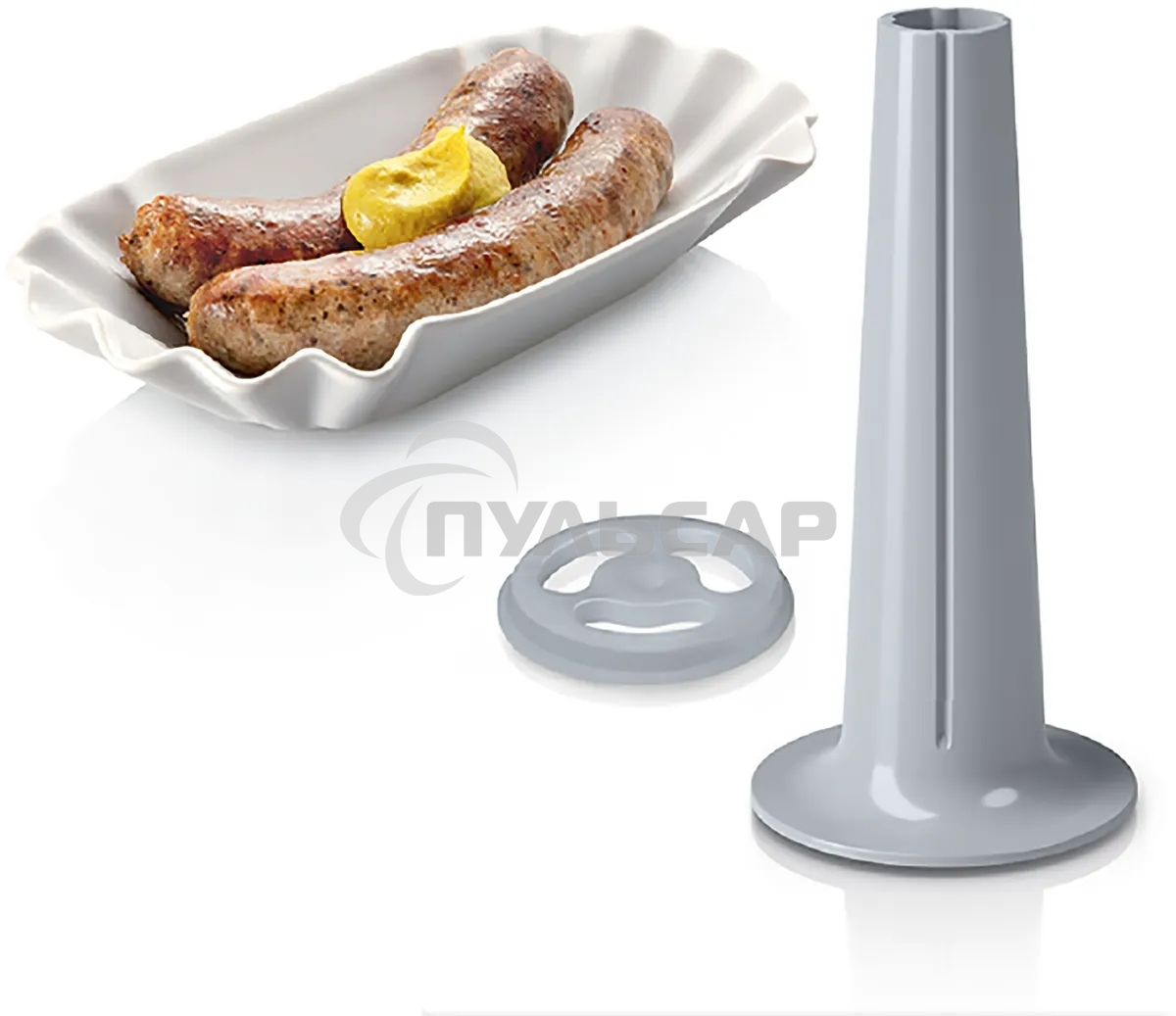 Мясорубка электрическая Bosch MFW67440 2000Вт черный/серебристый