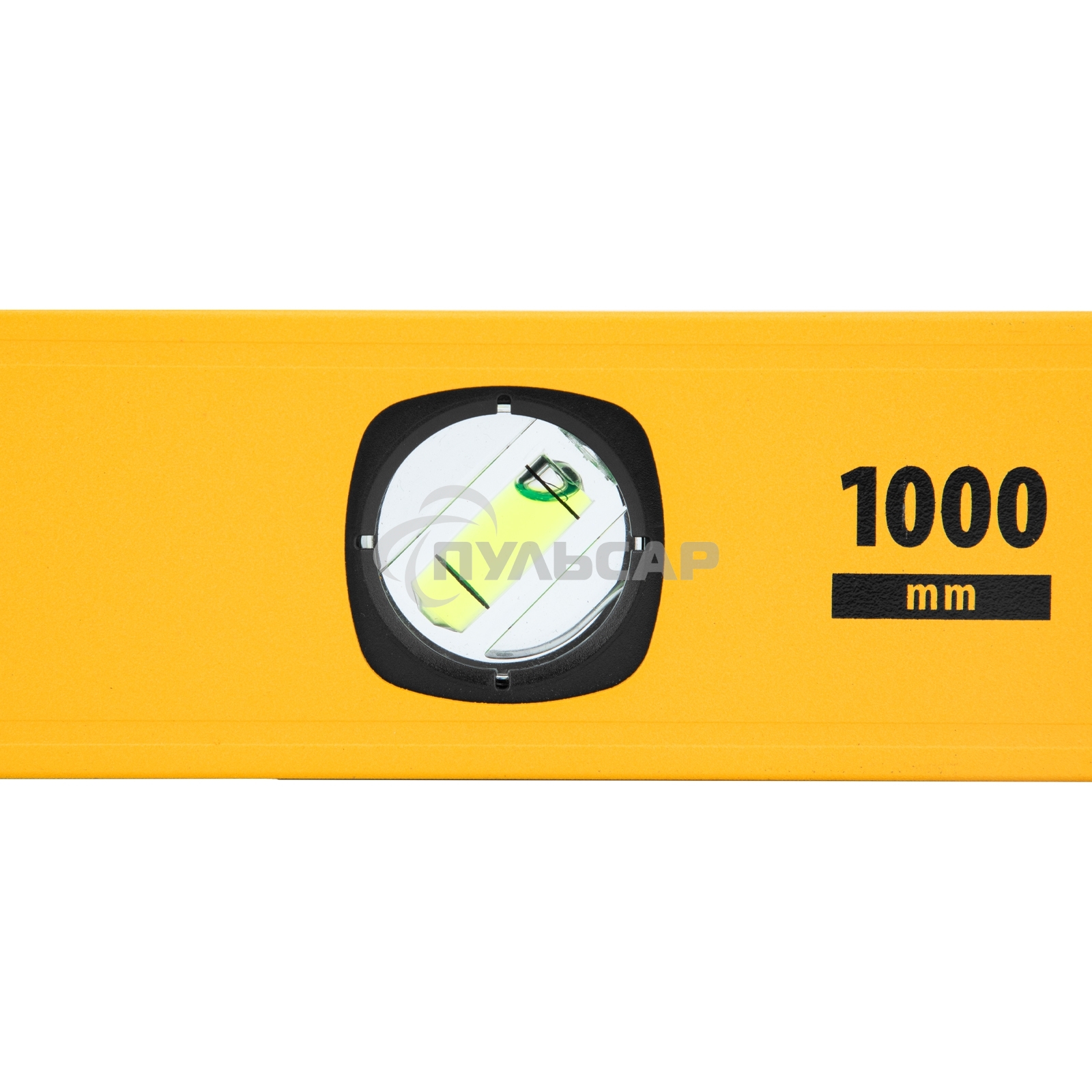 Уровень алюминиевый, магнит., фрезерованный, 3 глазка (1 зеркал.), 0,5 мм/м, 1000 мм  Denzel