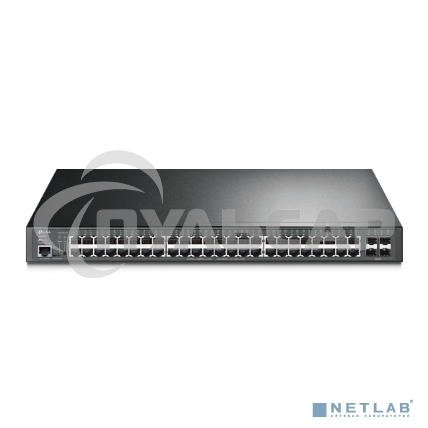 Коммутатор 48-port Gigabit PoE+ L2+ switch, 48 802.3af/at PoE+ ports, 4 Gb SFP slots, 1 RJ-45 + 1Micro-USB console ports, 348W PoE budget
