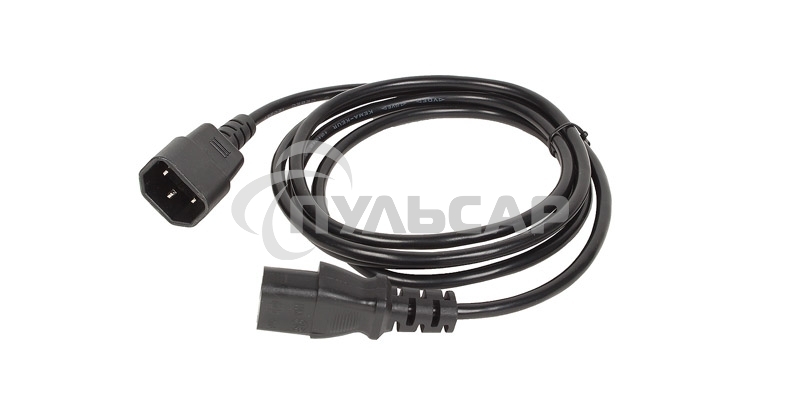 Кабель монитор - компьютер 220V (UPS -> устройство) VCOM <VDE> 3G*0.5мм (CE001-CU)1.8м