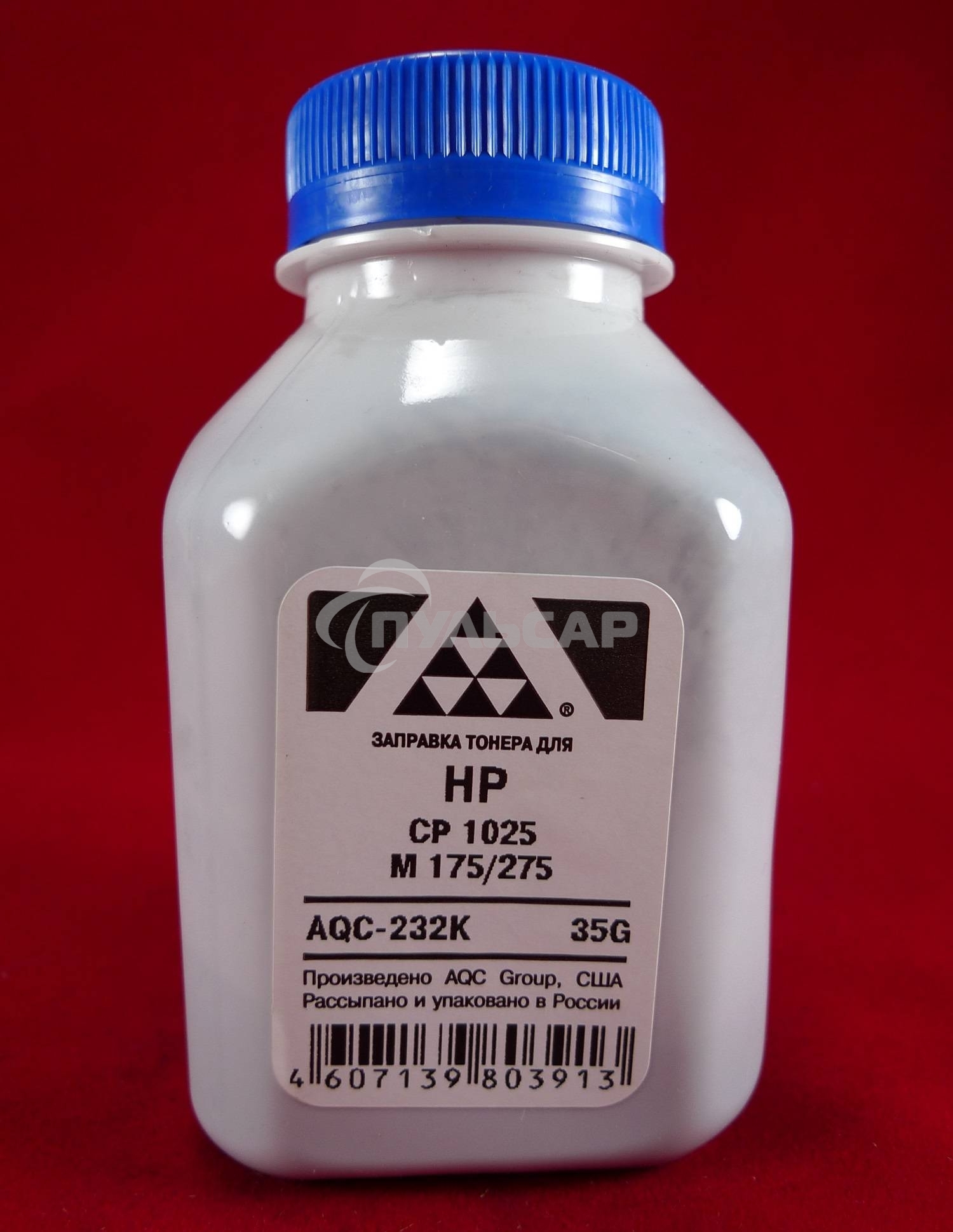 Тонер HP CP 1025/M 175/275 черный, (фл.35г.) AQC фас. Россия
