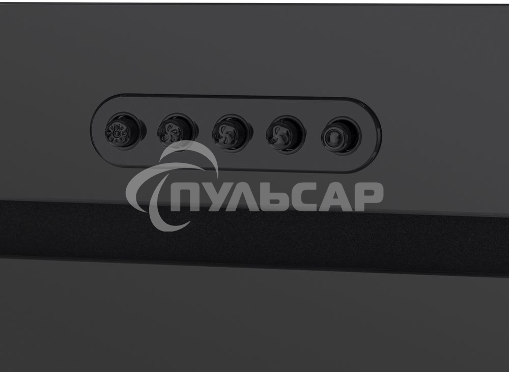 Вытяжка встраиваемая HOMSair Crocus Push 52 черный, 51.8 см, 850 куб. м/ч, 53 дБ