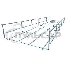 Лоток проволочный 300х60 L3000 сталь 4мм PL60х300х4.0 оцинк. КМ LO0663