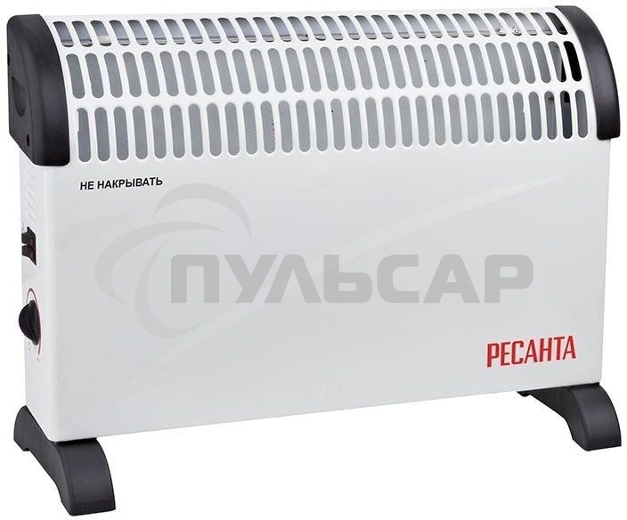 Конвектор Ресанта ОК-1000С белый, 1000 Вт, 15 м2, термостат