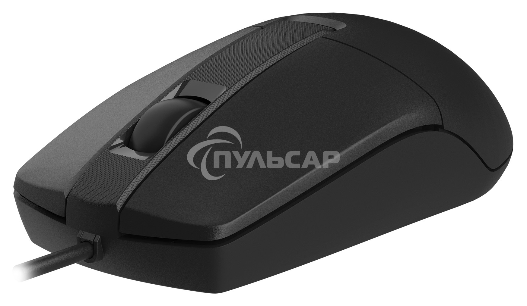 Мышь проводная A4Tech OP-330 черный, 1200 dpi, USB, кнопки - 3