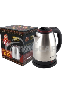 Чайник электрический Матрена MA-001 1,8 л, сталь,цвет крышки красный (005457)