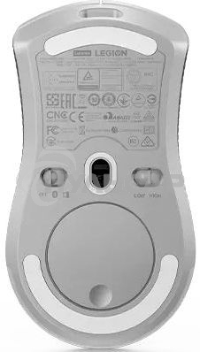 Мышь беспроводная/проводная Lenovo Legion M600 белый, 16000 dpi, радиоканал, Bluetooth, USB, кнопки - 9