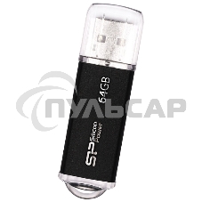 Флешка USB Silicon Power R/W USB 64 Gb Ultima II SP064 Gb,UF2M01V1K USB 2.0, черный