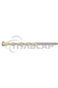 Сверло по бетону, улучшенное пылеудаление, 10 х 120 мм цилиндрический хвостовик Сибртех