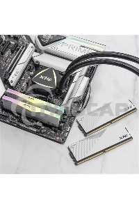 Оперативная память XPG Lancer, DDR5, 64Gb (2x32Gb), 6400MHz, CL32, DIMM, с радиаторами, RGB, белый