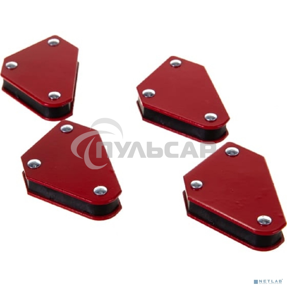 Магнитный угольник-держатель для сварки набор 4 шт. на 4 кг Rexant