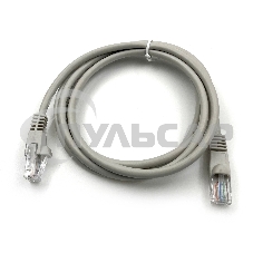 Патч-корд Buro cat5E 1.5м серый RJ-45 (m)-RJ-45 (m)