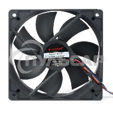 Вентилятор для корпуса Gembird 18657 черный, 120 мм, 2000 об/мин, 32.5 дБ, 4 pin
