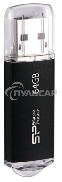 Флешка USB Silicon Power R/W USB 64 Gb Ultima II SP064 Gb,UF2M01V1K USB 2.0, черный